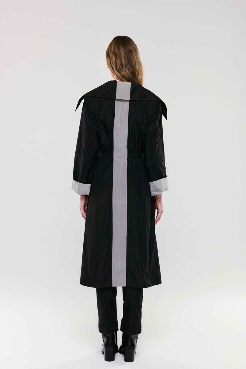 Two-Tone Trench Coat