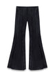 STRIPED VELVET SPANISH FLARE TROUSERS