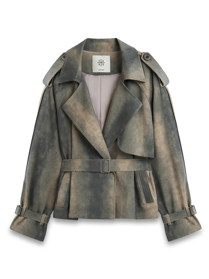 CORELLI DIRTY SHORT TRENCH