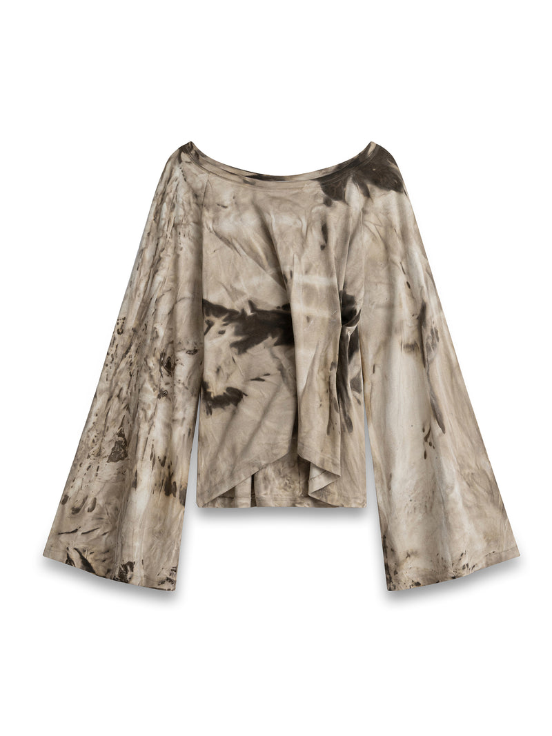 SPANISH SLEEVE DIRTY SHORT SHIRT