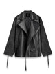 3-POCKET LEATHER JACKET ANTRACITHE