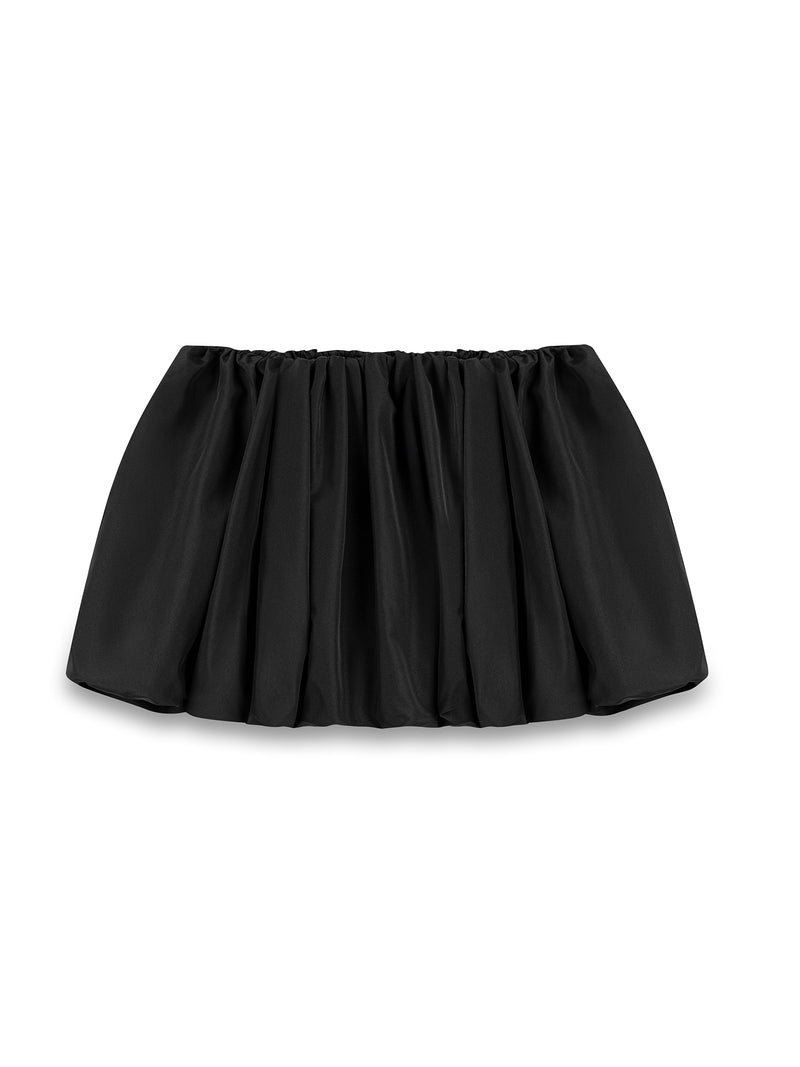MINI BALLOON SKIRT BLACK