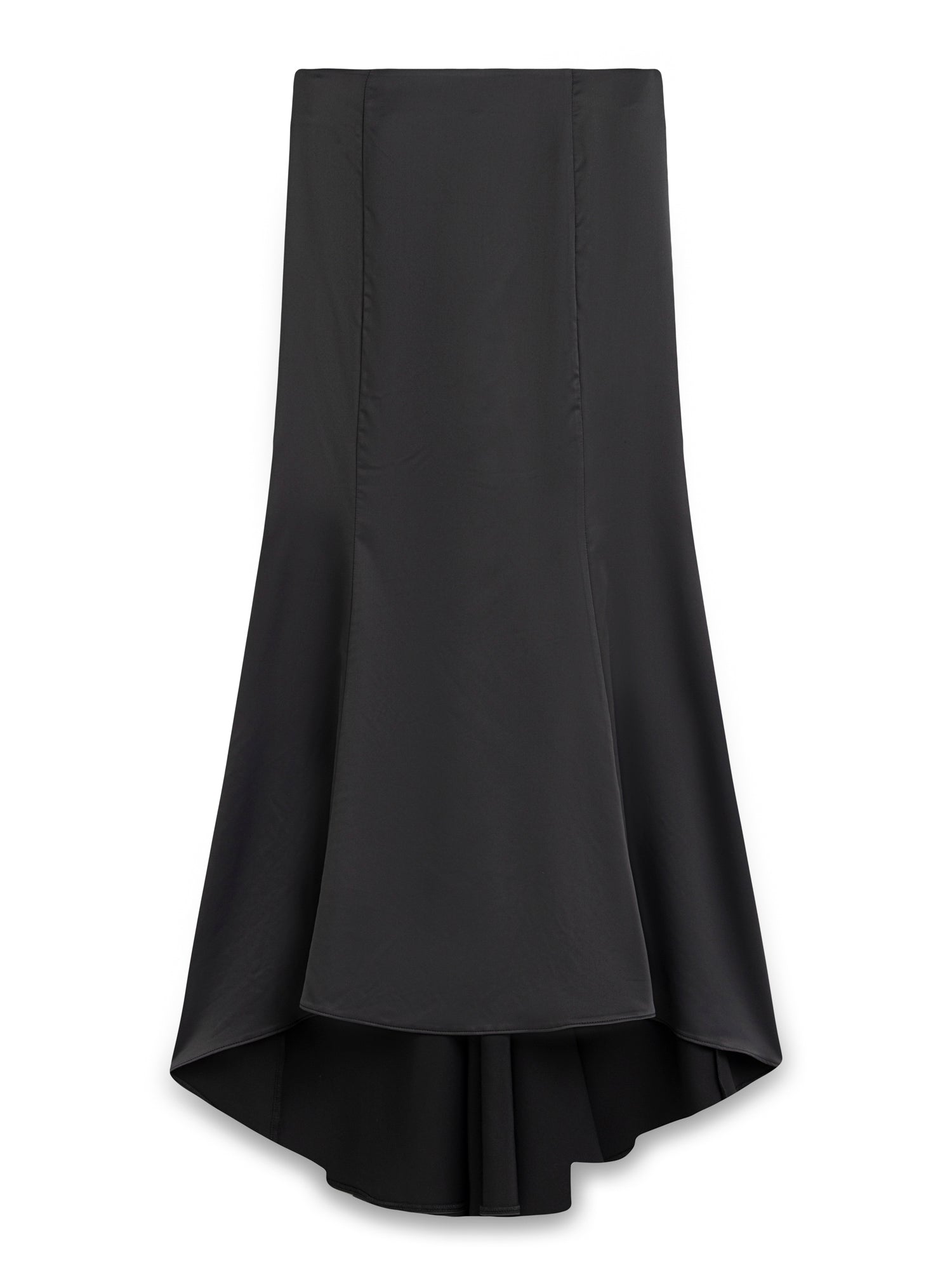 ANTRASİT SATEN GÖRÜNÜMLÜ KUYRUKLU BALIK ETEK