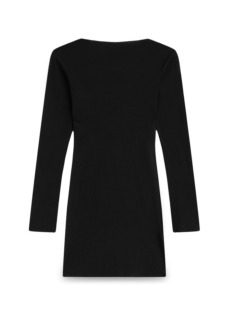 FRINKLE DRESS BLACK