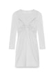 FRINKLE DRESS WHITE
