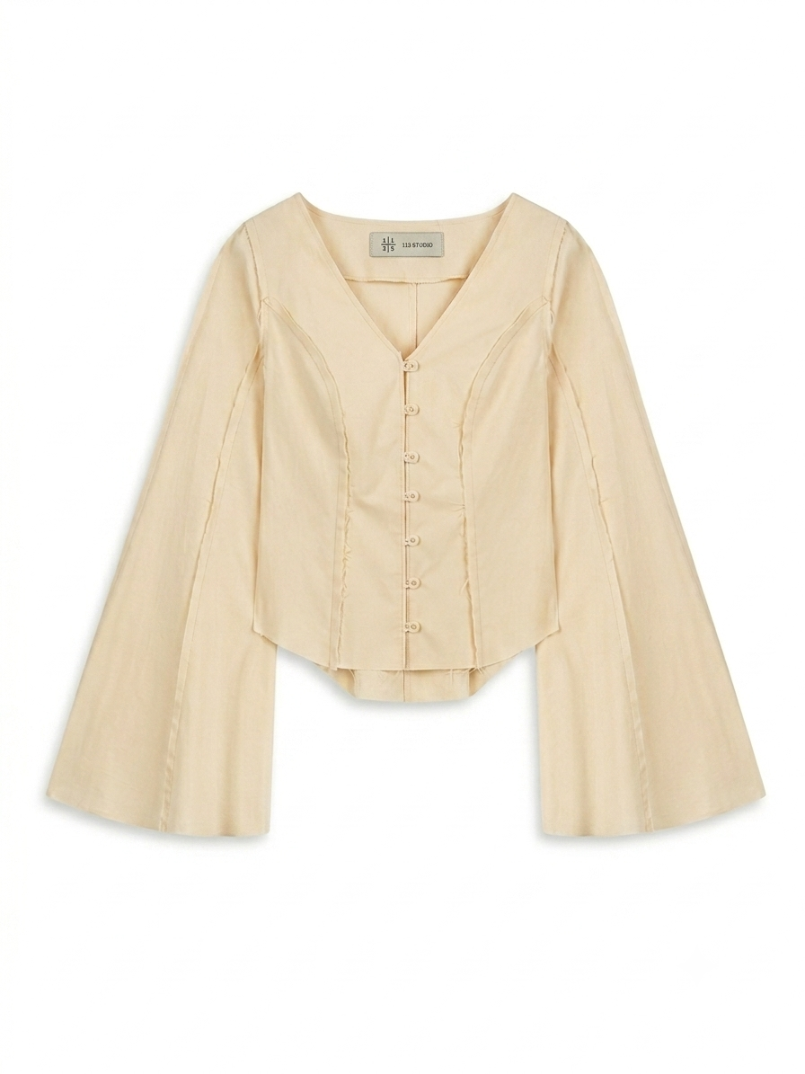 PRETTY RAW SHIRT ECRU