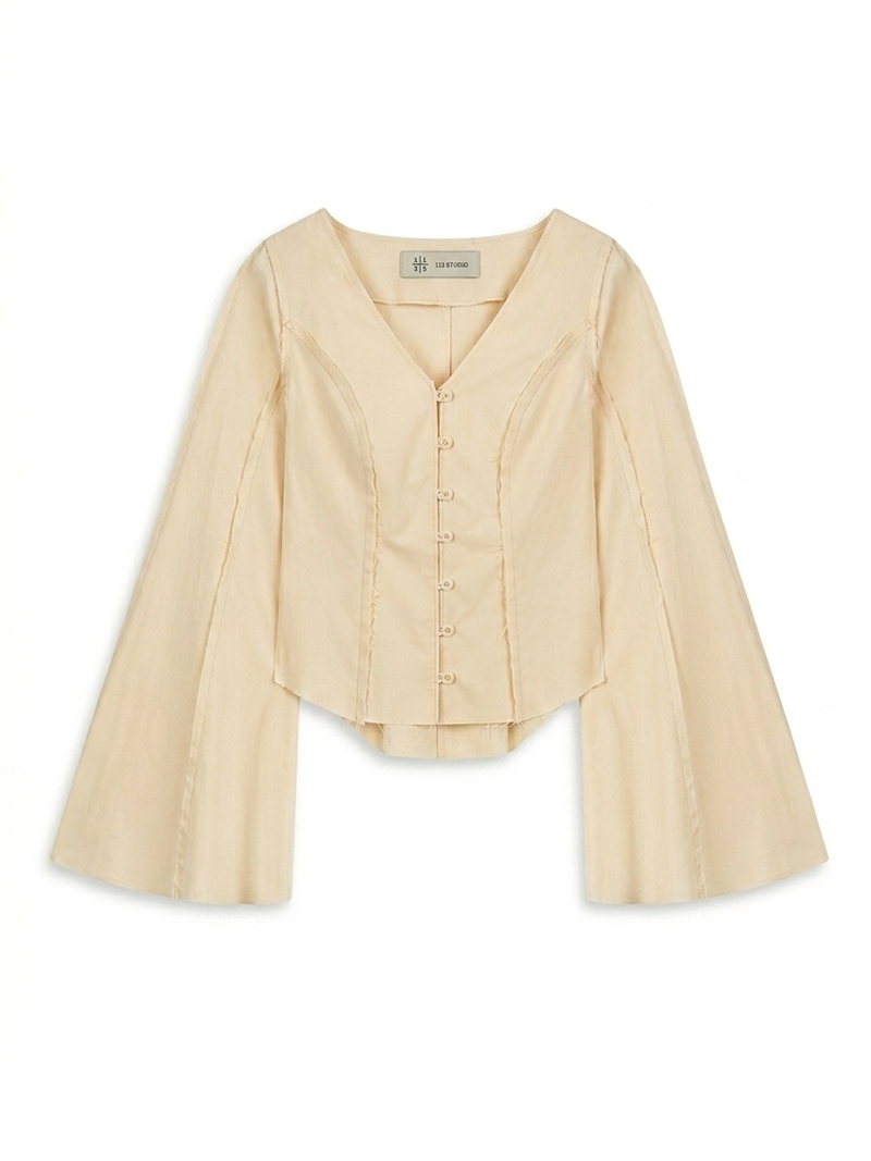 PRETTY RAW SHIRT ECRU