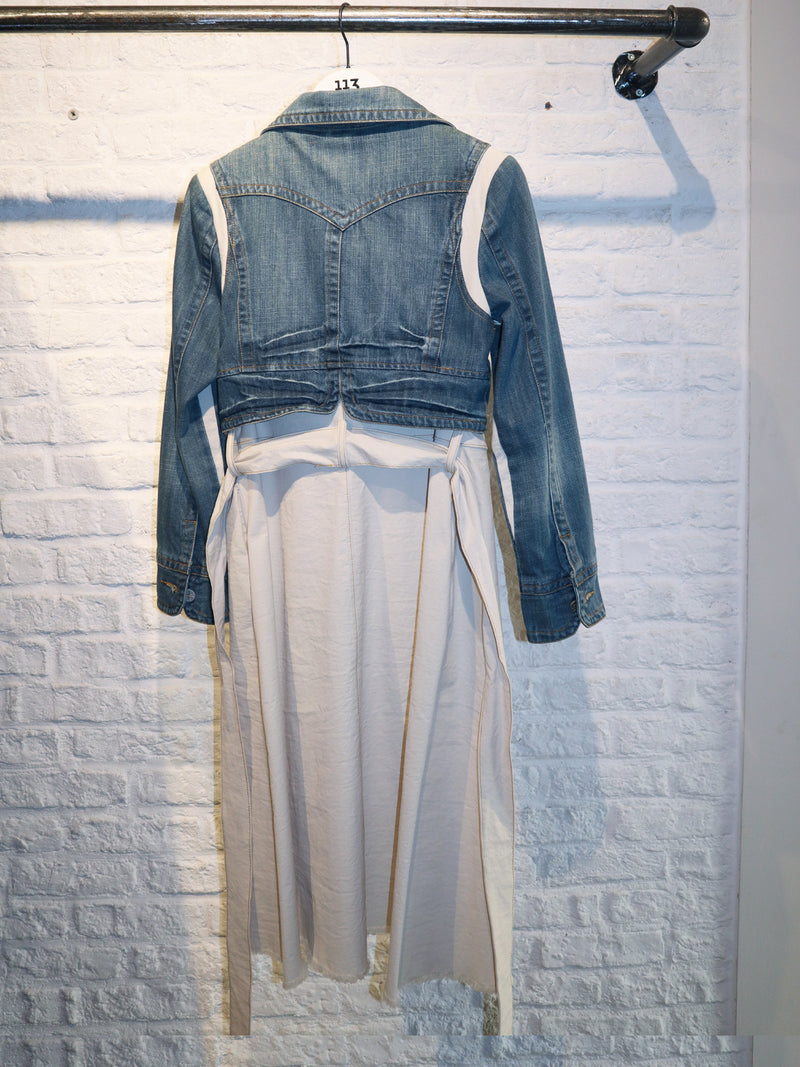 REMADE DENIM TRENCH