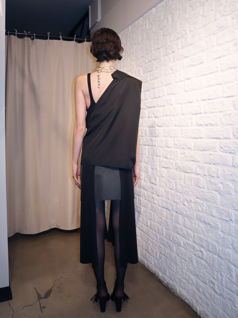 CORDUROY VELVET PIECE VEST