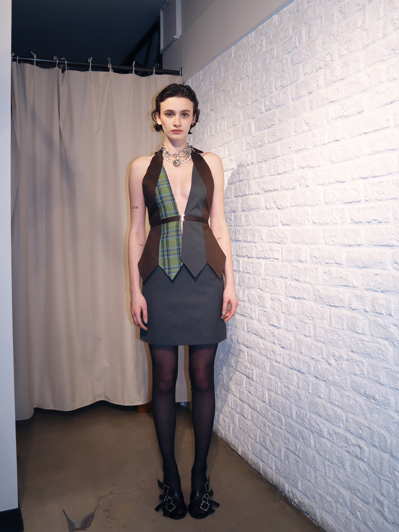 EKOSELİ KRAVAT BLUZ