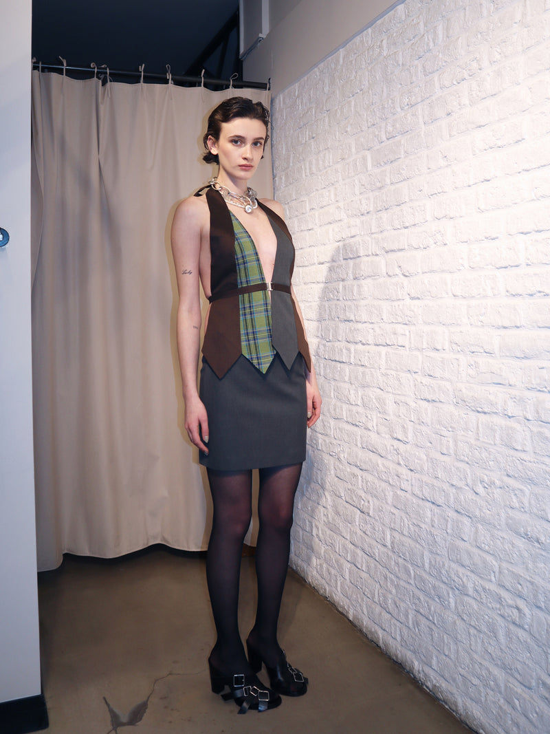 EKOSELİ KRAVAT BLUZ